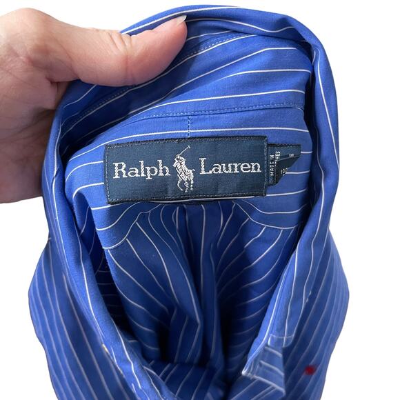 Ralph Lauren reworked collared shirt with added vintage daisy flower patches - Picture 8 of 8